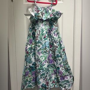 Janie and Jack Multi Color Floral Sun Dress